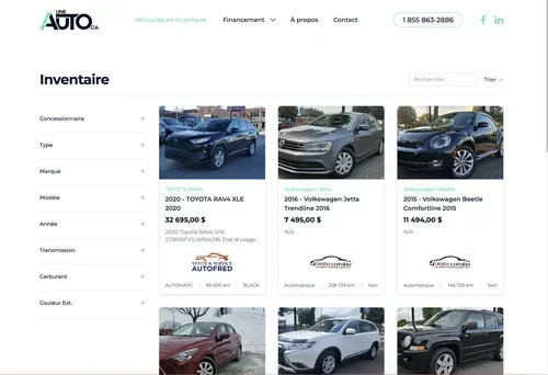 Une auto — Cars