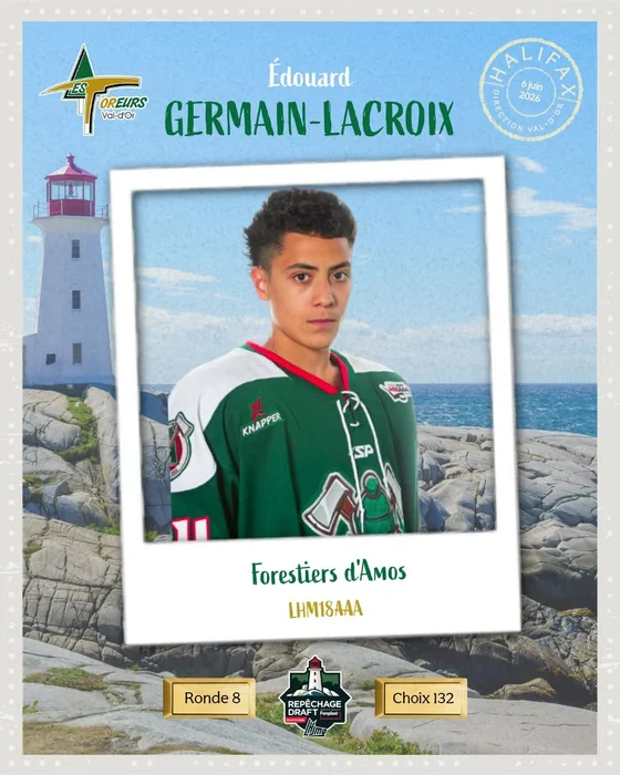 Édouard Germain-Lacroix des Forestiers d'Amos