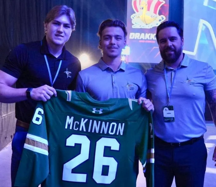Jacob Gouchie , Noah McKinnon et Shawn Morton-Boutin&nbsp;