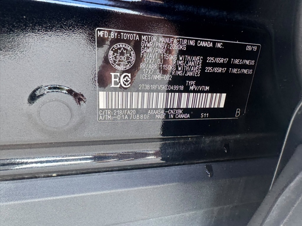 Toyota RAV4 LE 2019 — photo 13