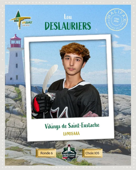 Lou Deslauriers des Vikings de St-Eustache dans le M18 AAA