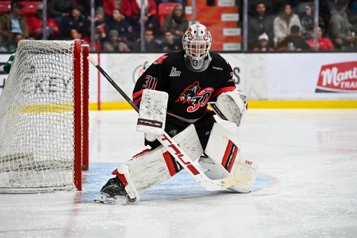 Samuel Meloche a fait 16 arrêts dans ce match.&nbsp;