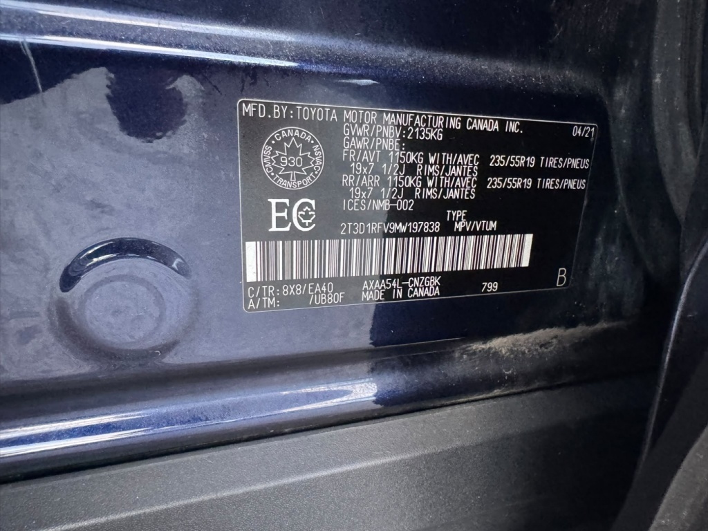Toyota RAV4 Limitée 2021 — photo 18