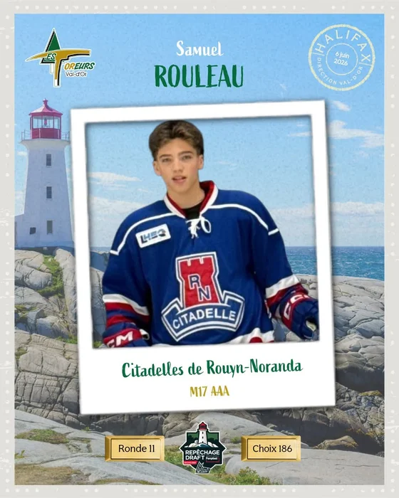 Samuel Rouleau des Citadelles de Rouyn-Noranda M17 AAA