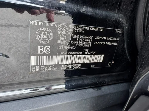 Toyota RAV4 Limitée 2019 — photo 17