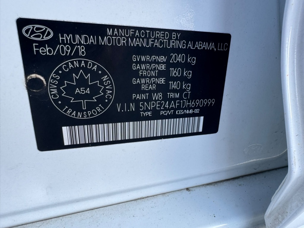 Hyundai Sonata GL 2018 — photo 9