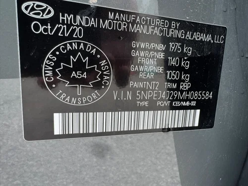 Hyundai Sonata Sport 2021 — photo 13